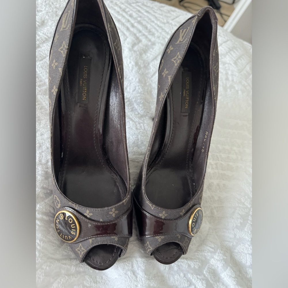 LOUIS VUITTON SHOES , GENTLY USED